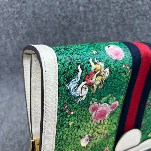 100% Authentic Gucci Ophidia Chain Small Shoulder Bag - Picture 8 of 16